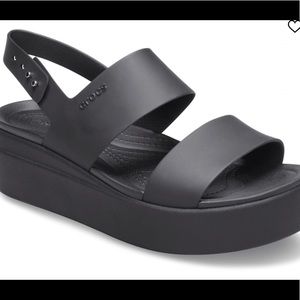 Crocs Brooklyn Low Wedge Heel